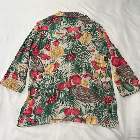 Vintage Lucia Summer Island Print 3 Piece Set/Pants, Tank, & Blazer - Picture 10 of 14